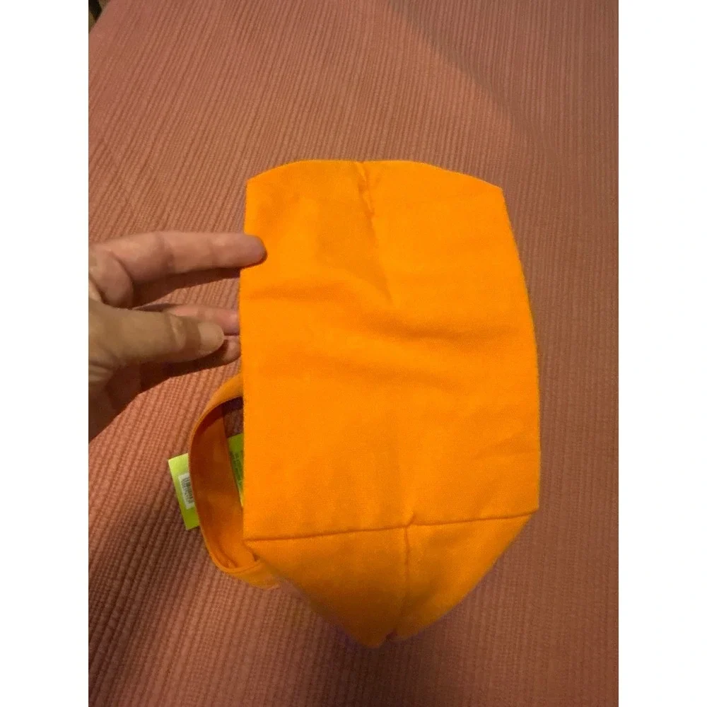 New with Tag Trader Joe's 2025 Mini Trick or Treat Canvas Tote Orange